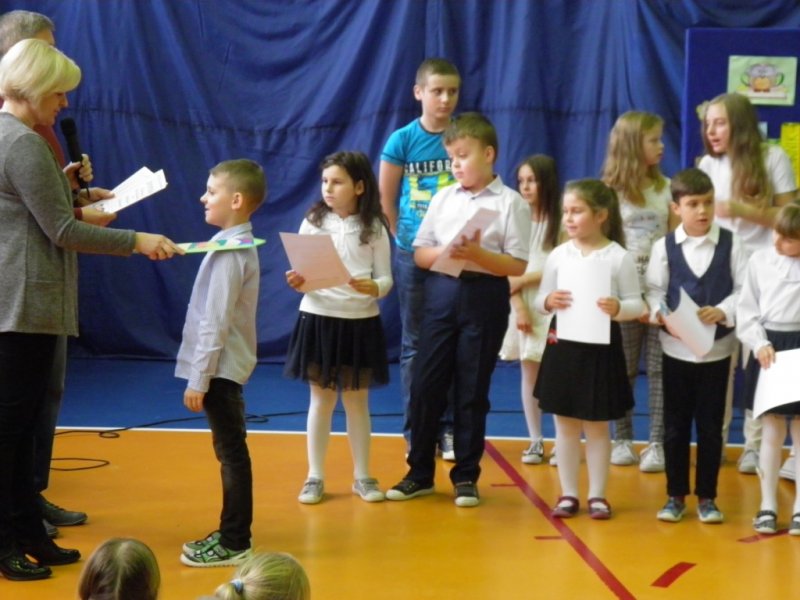 Pasowanie na ucznia klasy I.